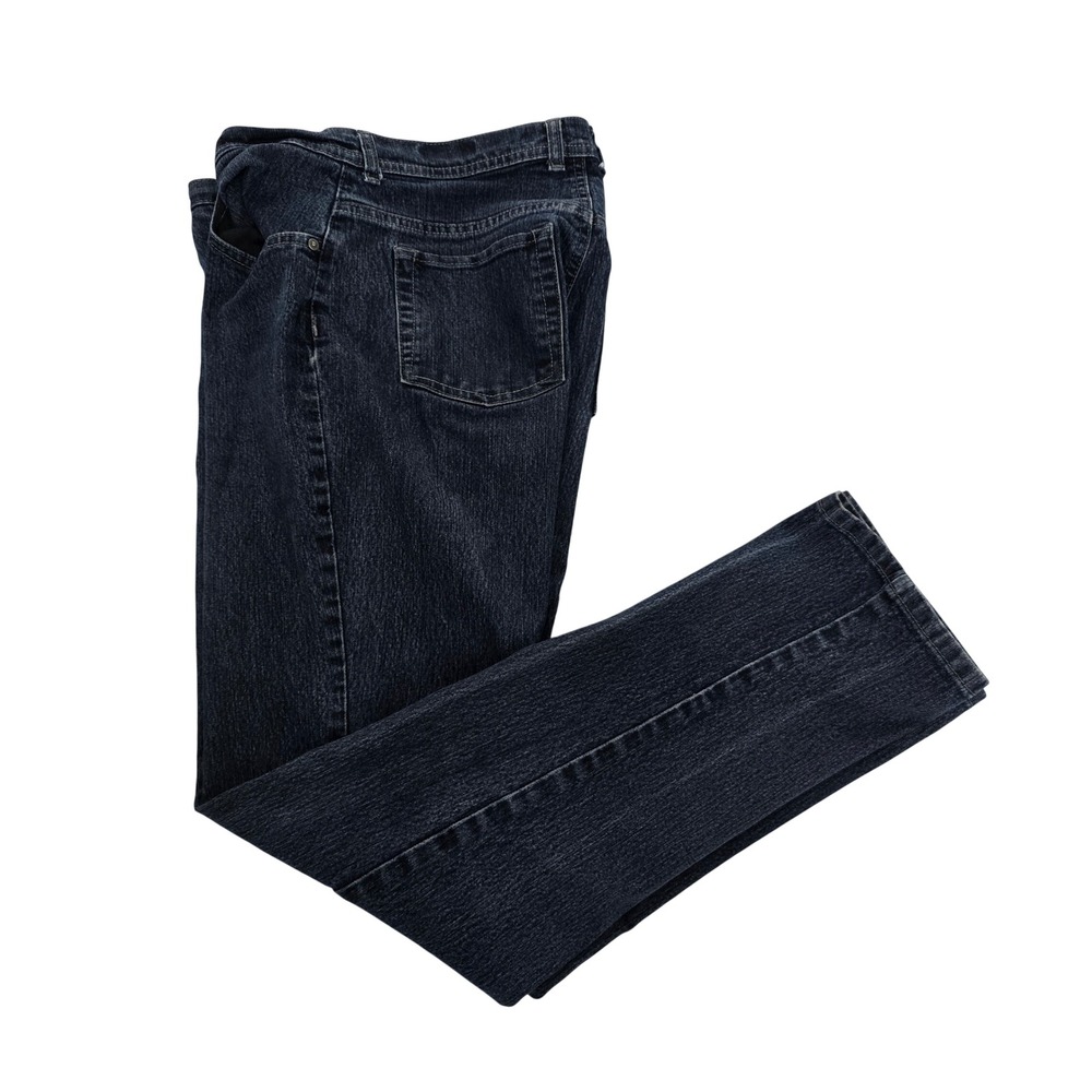 Gloria Vanderbilt Amanda High Rise Tapered Jeans Dark Wash Indigo Size 10 Ave
